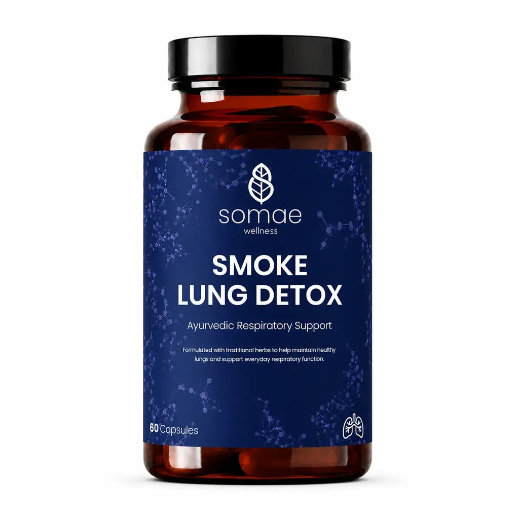 Smoke Lungs Detox-Ayurvedic Lung Cleanse & Respiratory Support Capsules