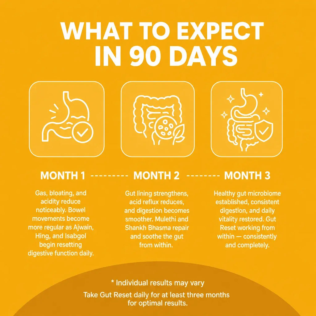 Gut Reset-Ayurvedic Digestion & Bloating Relief Capsules