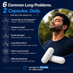 Smoke Lungs Detox-Ayurvedic Lung Cleanse & Respiratory Support Capsules